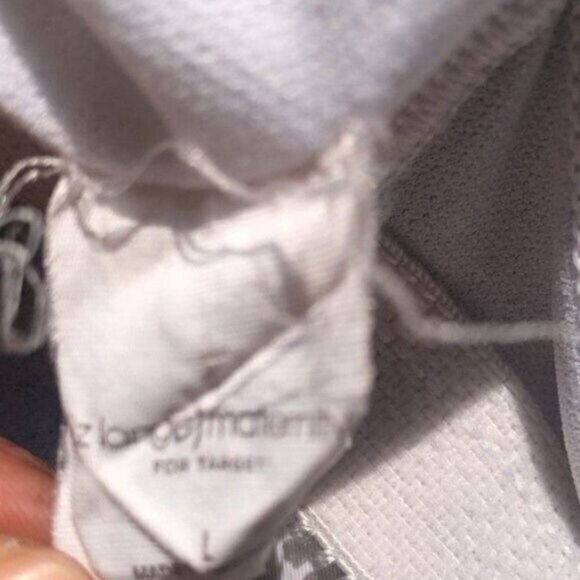 Black & White Circle Print Tankini Top Swimsuit Top - Picture 5 of 13